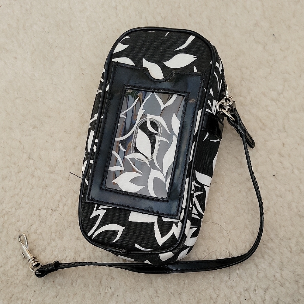 NWOT Nine West 3 Piece Black and White Floral Travel Shoulder Bag Set - Picture 7 of 15